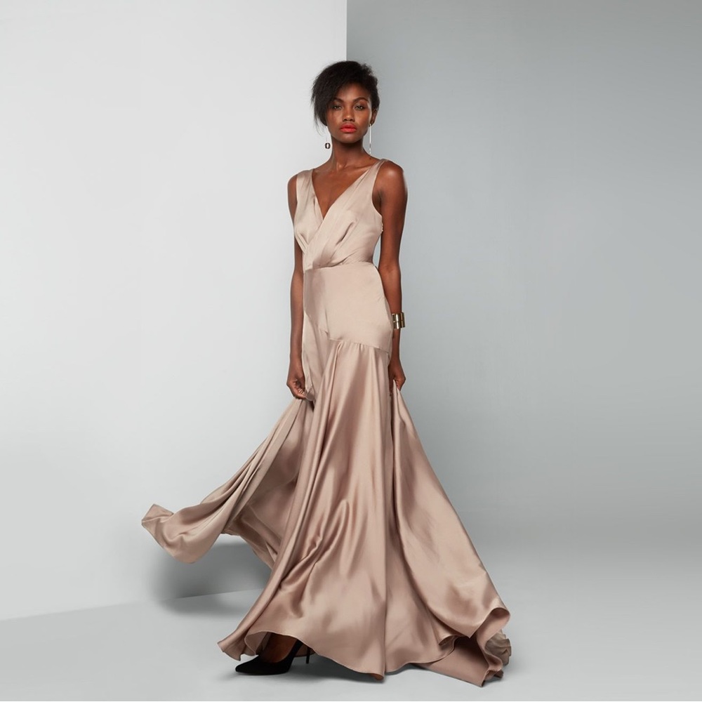 Fame and Partners Escala Full Length Gown Dress